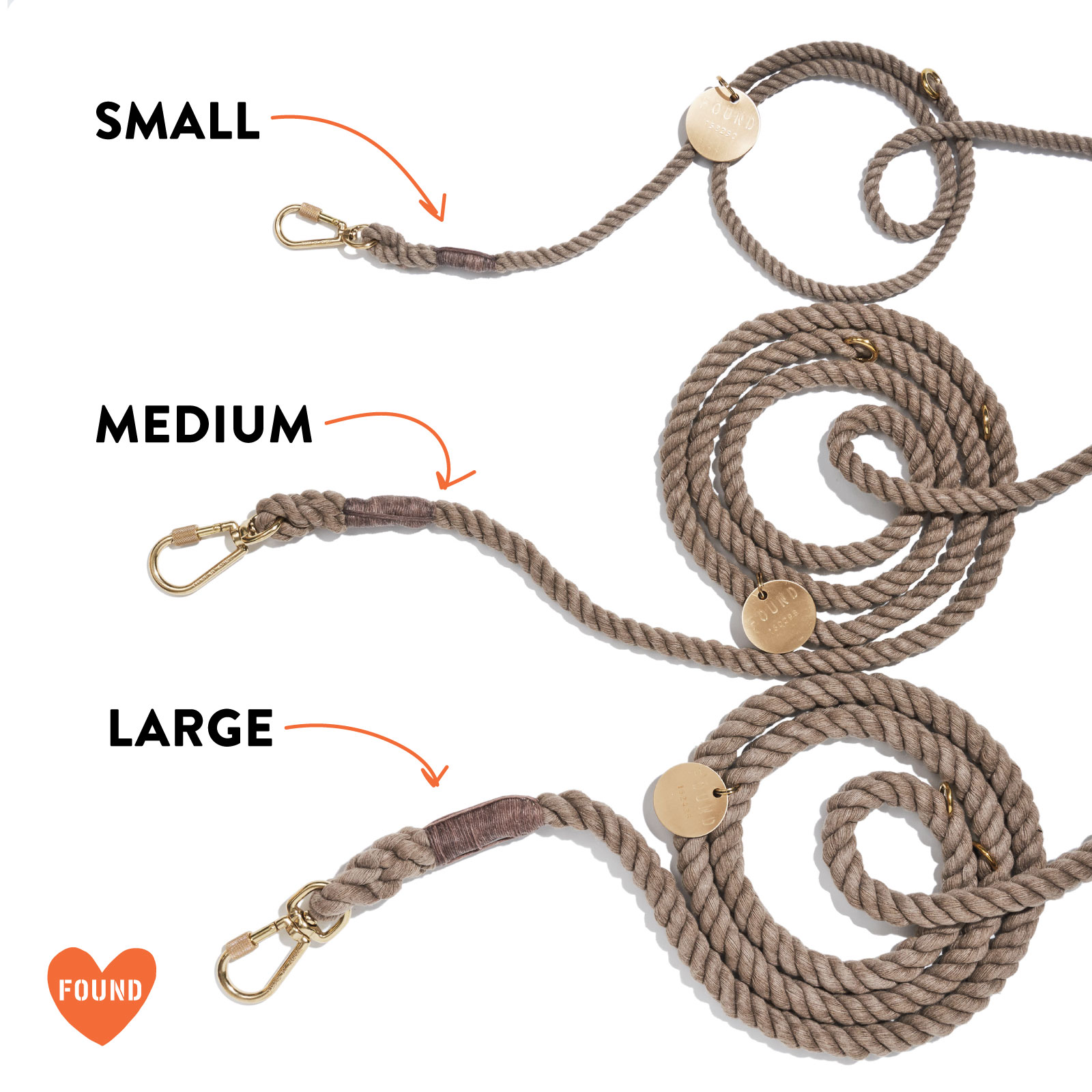 THE NOELLE COTTON ROPE DOG LEASHAdjustable 7ftL-NOELLE