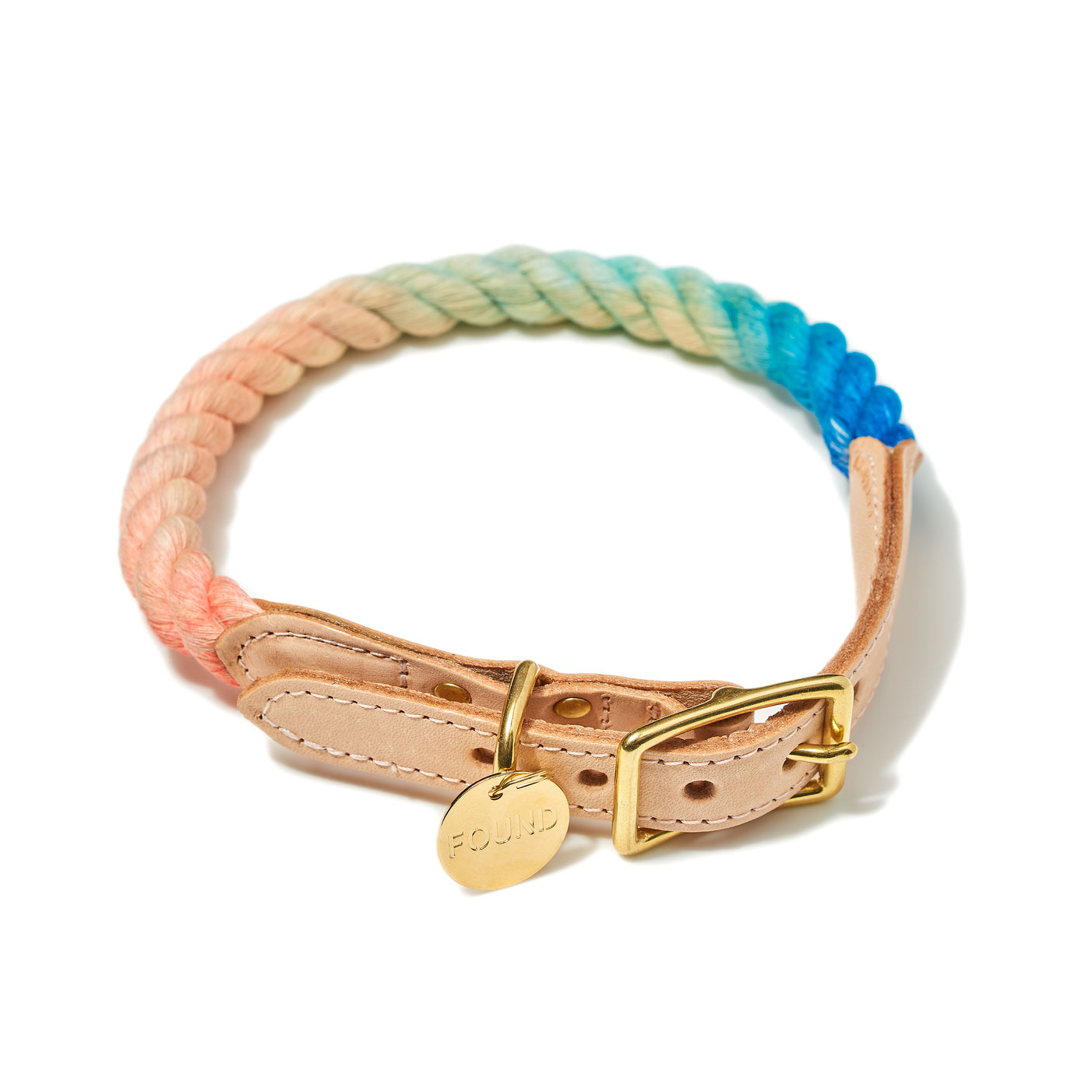 SWEET PEA ROPE CAT & DOG COLLARROPE COLLARC-EGB