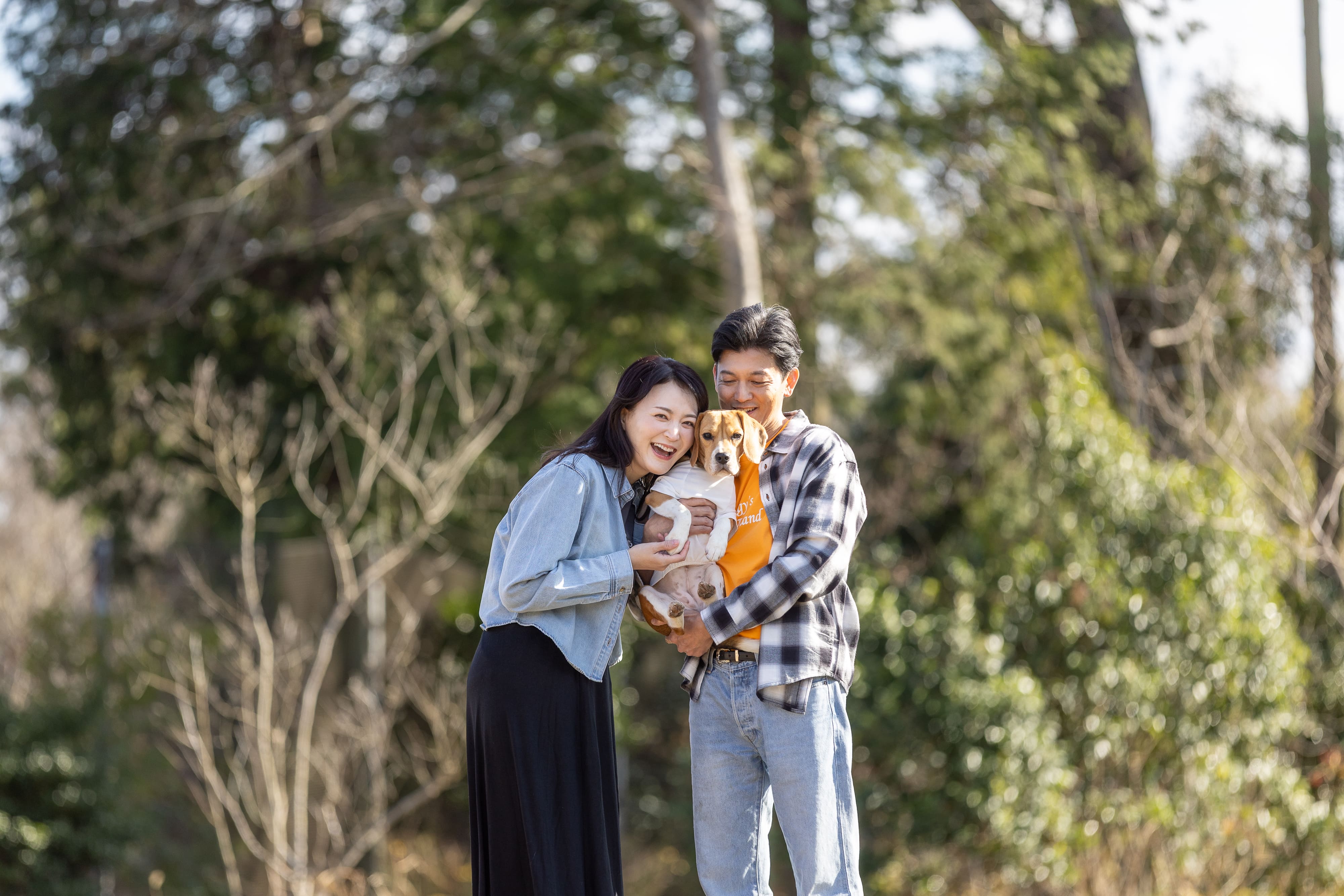 【FIRST】メッセージTシャツ　WONDERFULLIFE　DOG 色: WHITE, サイズ: S