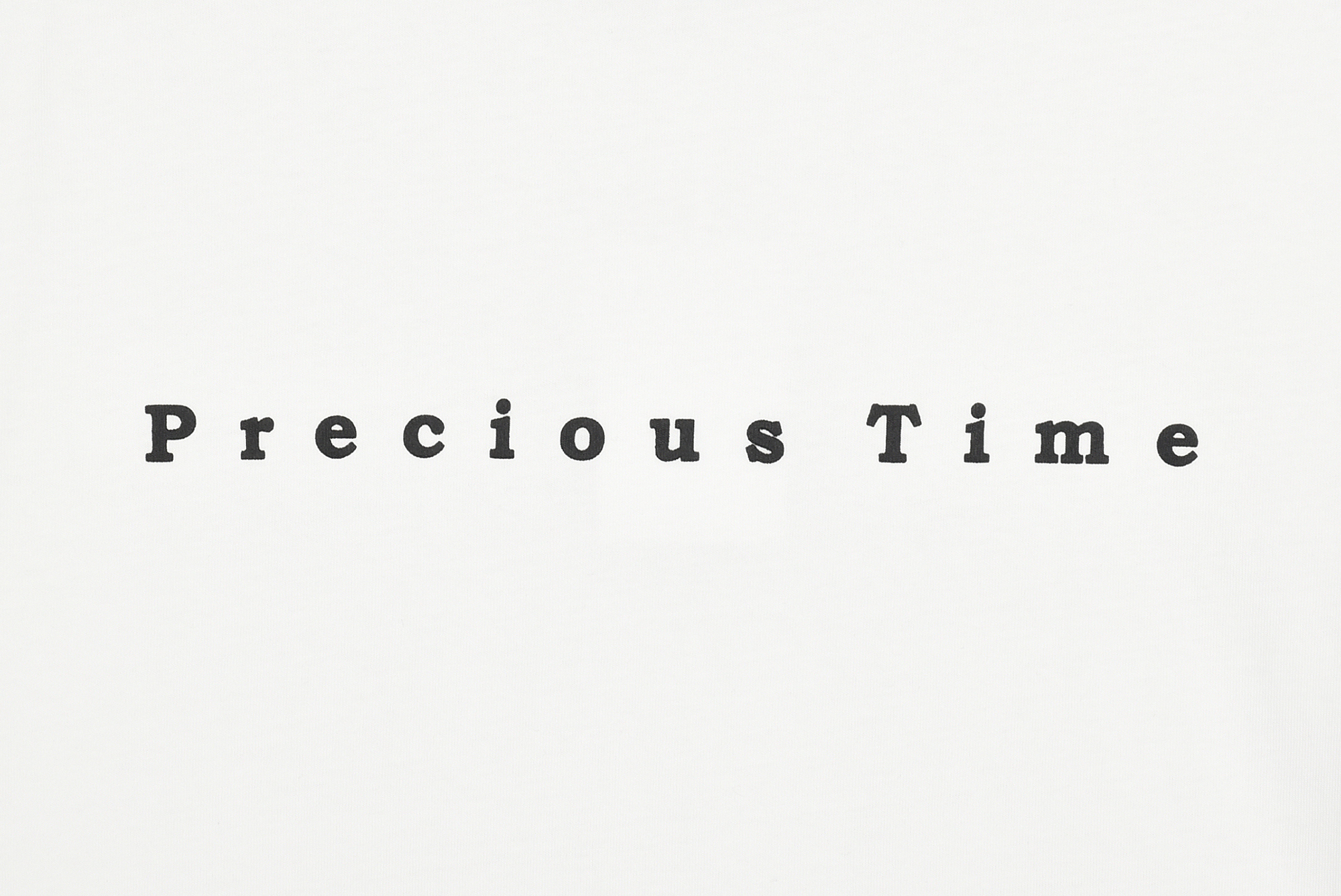【FIRST】メッセージTシャツ　PRECIOUSTIME 色: WHITE, サイズ: S