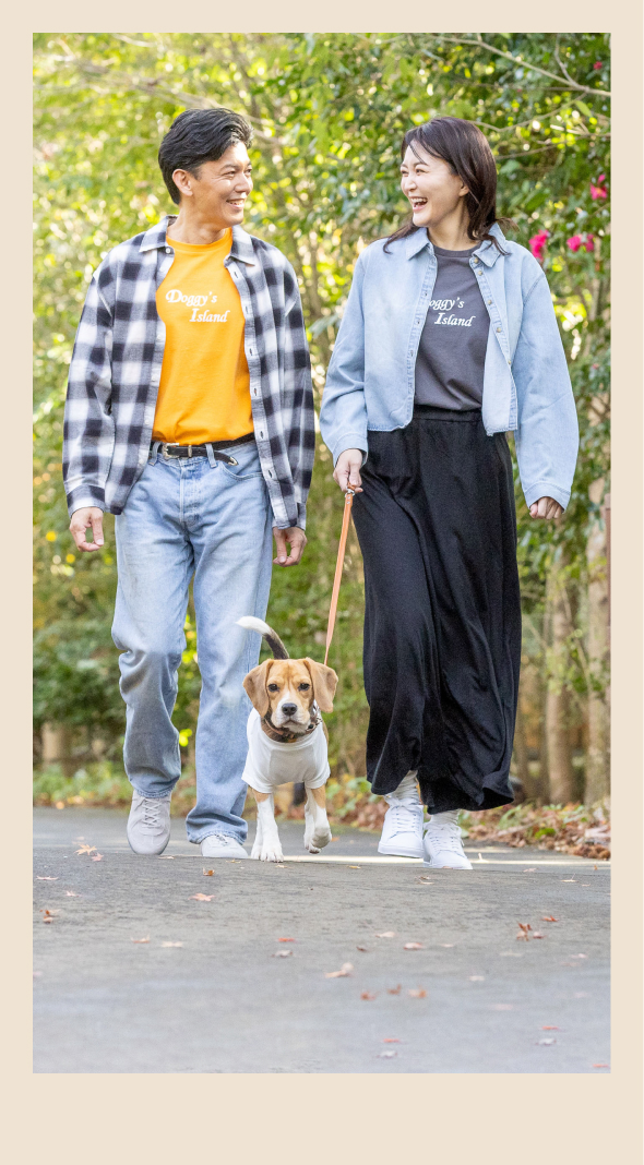 愛犬と過ごすメインビジュアル