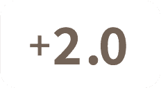 度数 2.0
