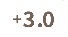 度数 3.0
