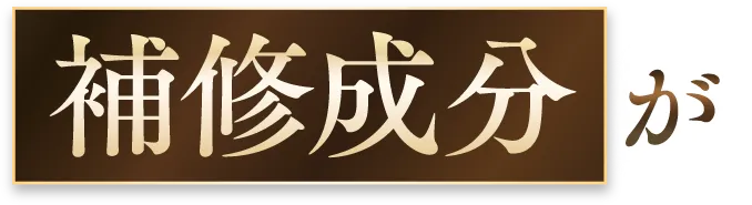 補修成分が