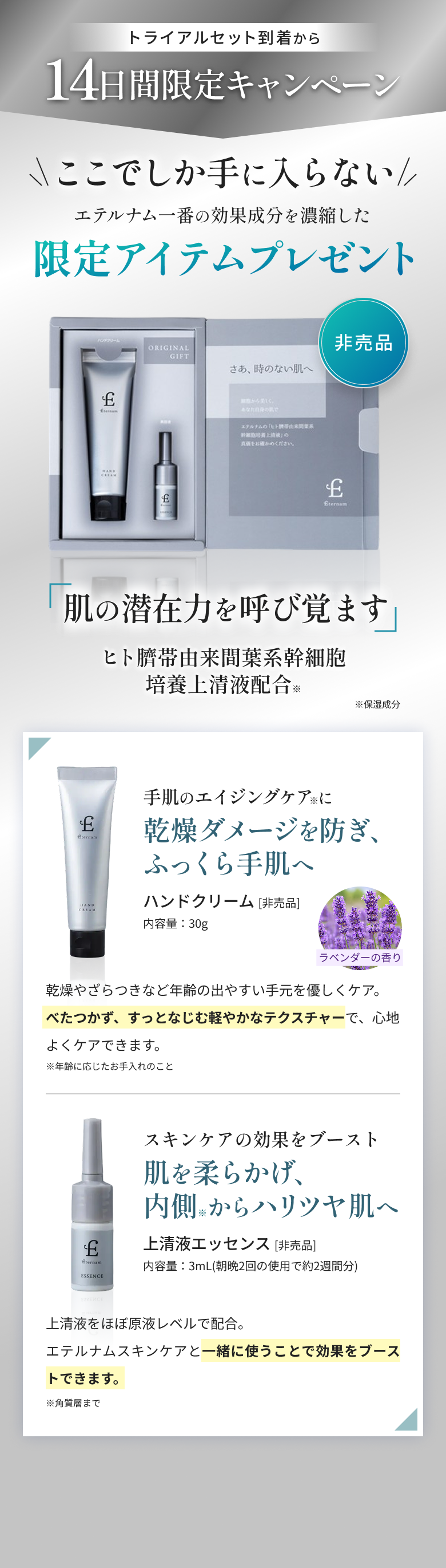スキンケア発想のハンドクリーム。使うたびに、しっとりと明るい理想の手元へ。