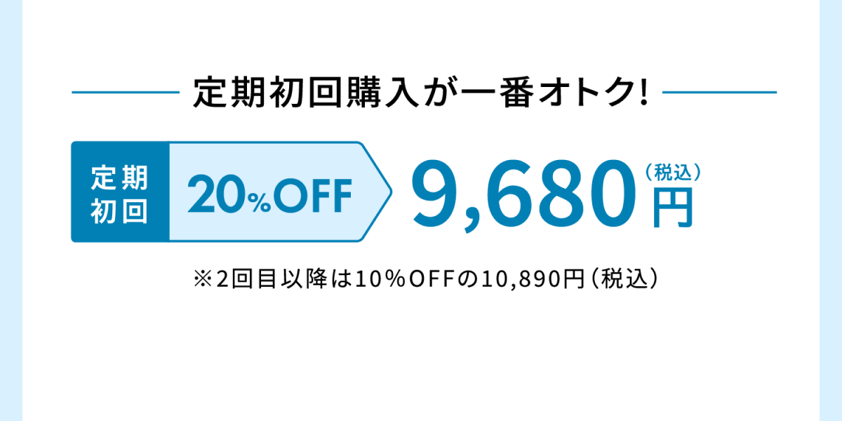 定期初回購入が一番オトク！