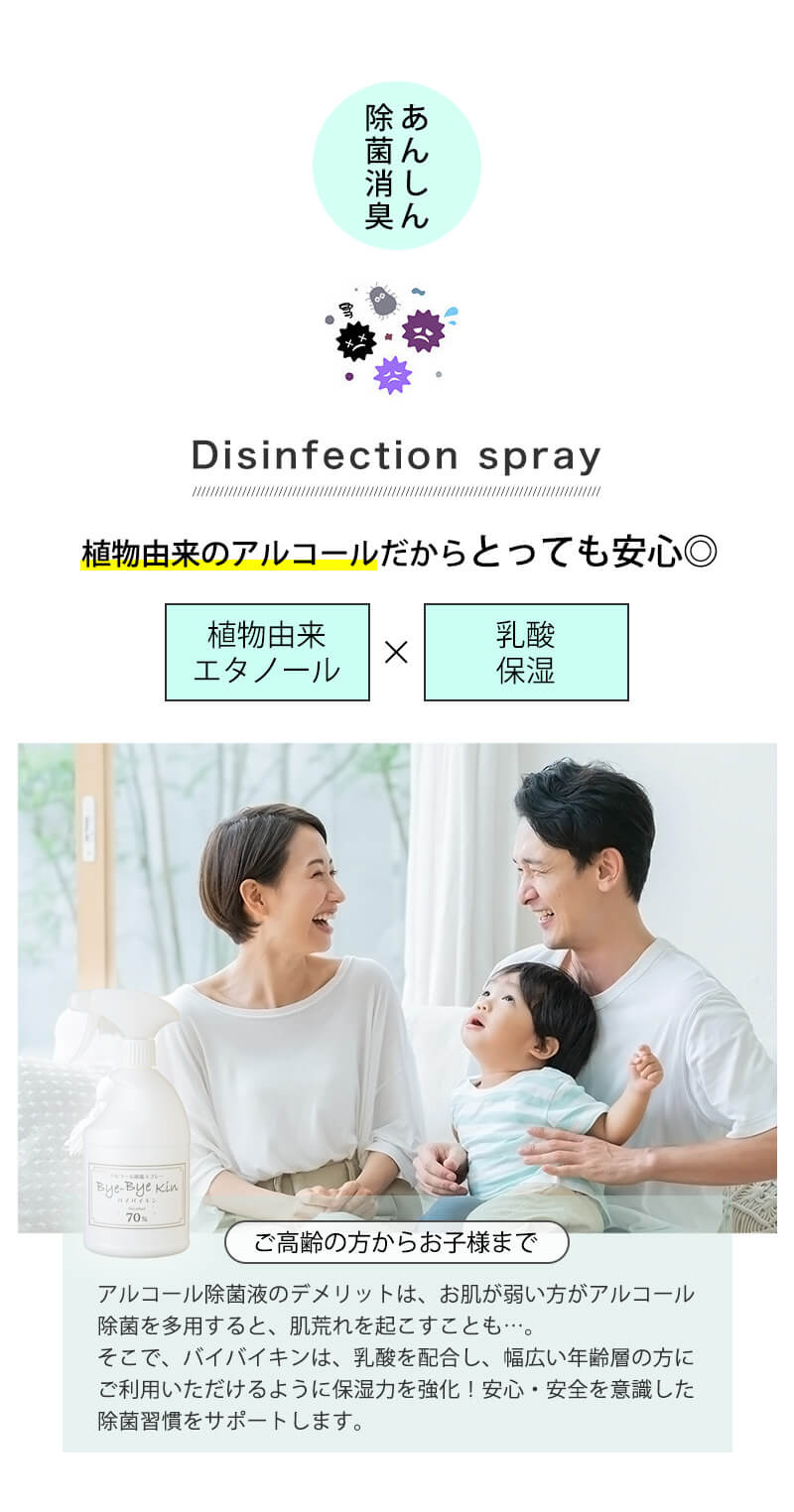 ばいばいきん アルコール除菌スプレー バイバイキン