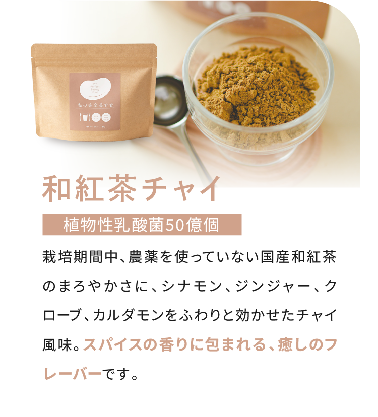 和紅茶チャイ 植物性乳酸菌50億個