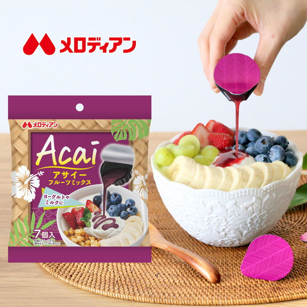 メロディアン アサイーフルーツミックスポーション7個×4袋セット