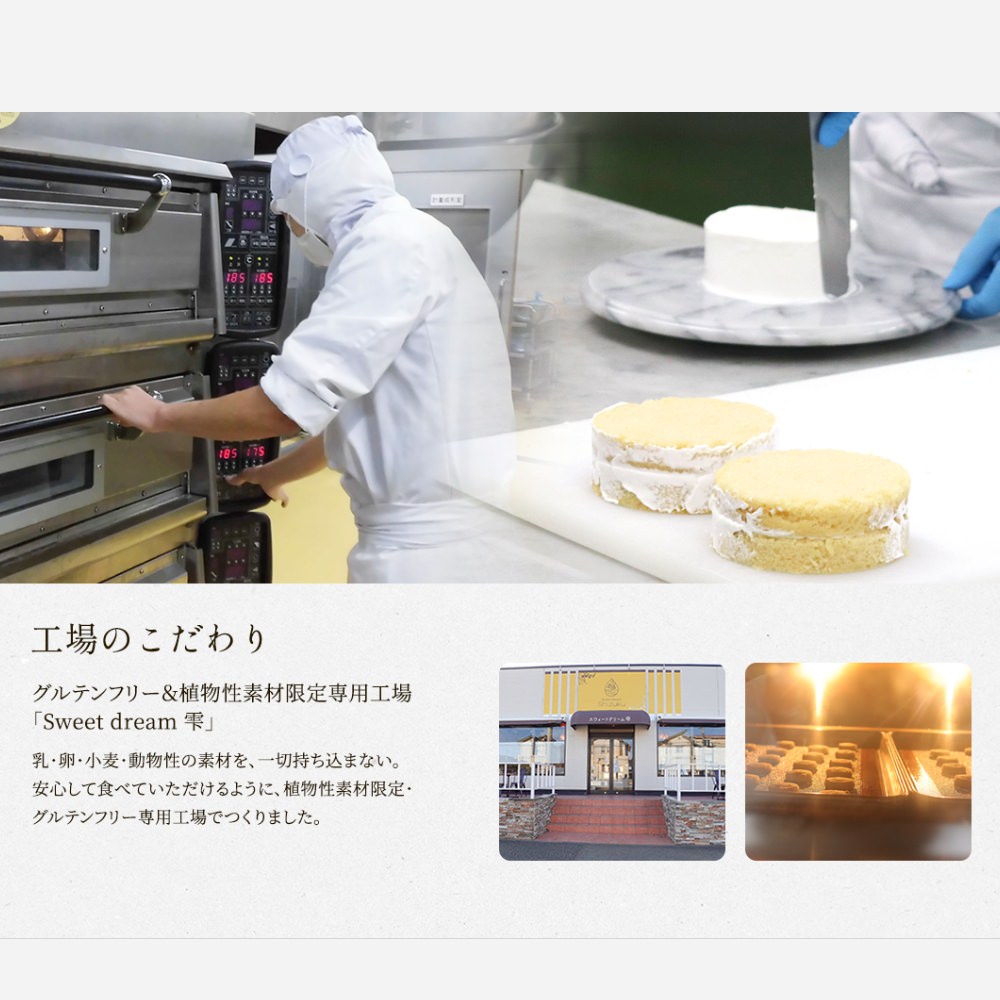 本格仕立て　米粉の濃厚チョコケーキ（卵・乳・小麦不使用）