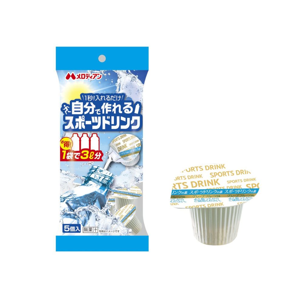 【6箱セット】メロディアン　自分で作れるスポーツドリンク5個×20袋×6