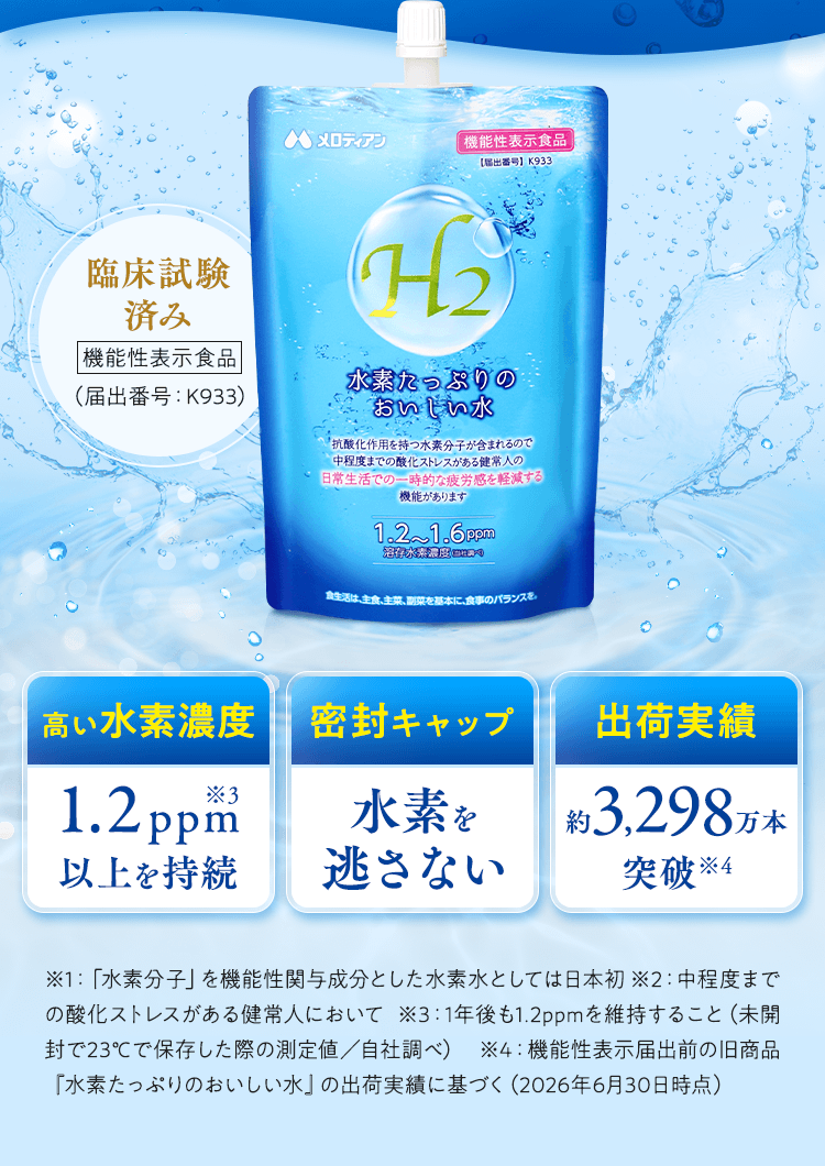 メロディー　水素水生成機　トラサーノ　新品未使用 機能性表示食品]水素たっぷりのおいしい水