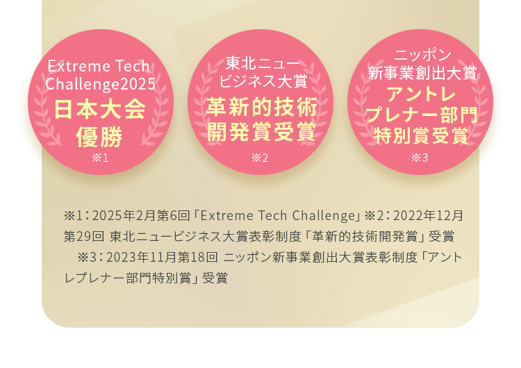 革新的技術開発賞受賞