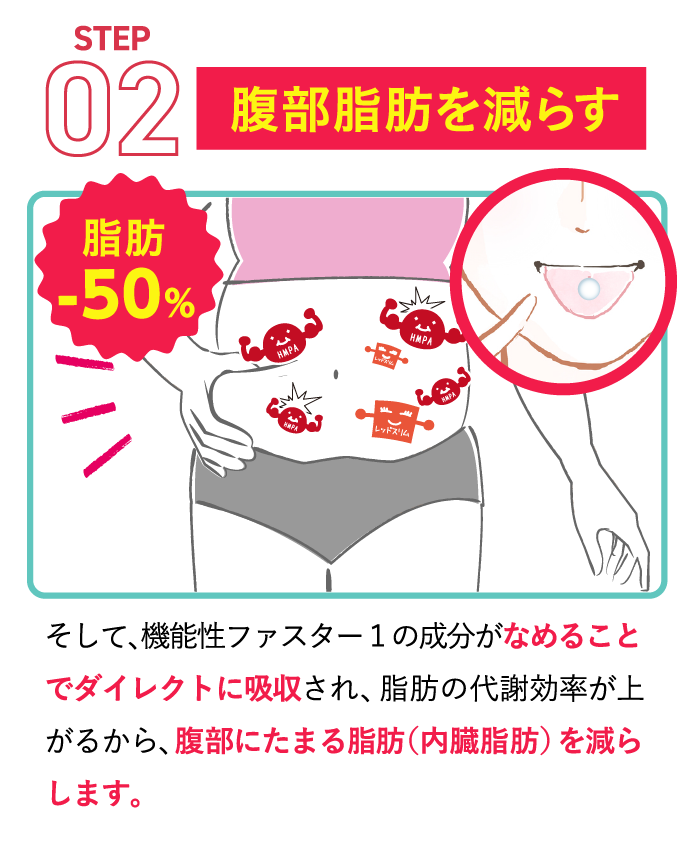 腹部脂肪を減らす