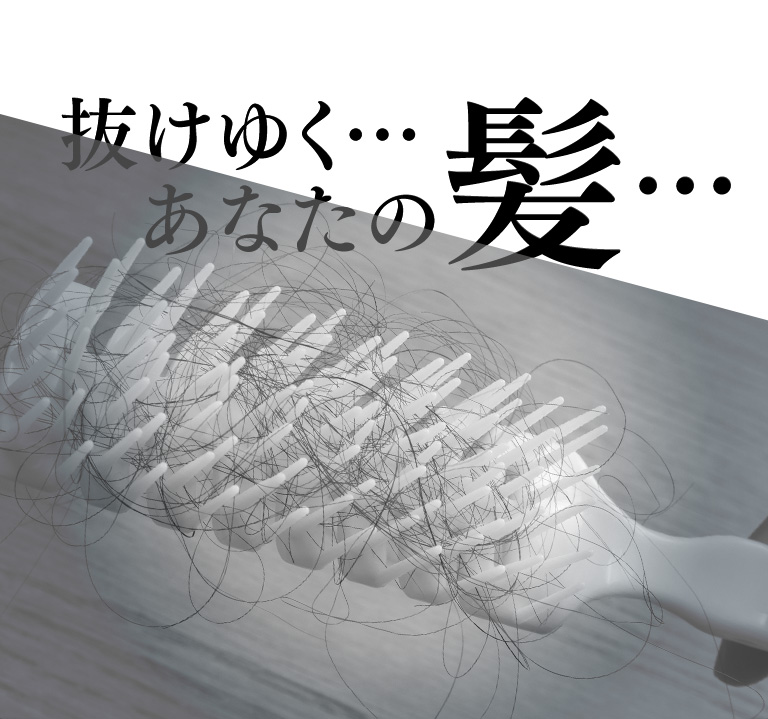 抜けゆくあなたの髪