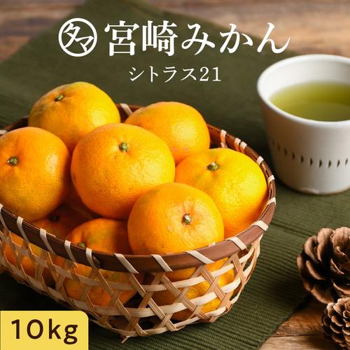 宮崎みかん10kg（Mサイズ）（5kg×2箱）（シトラス21）（※北海道・離島