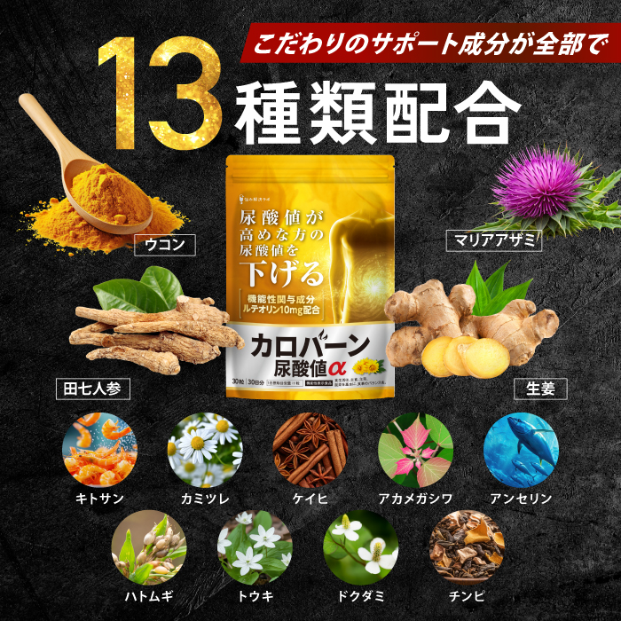カロバーン尿酸値α
