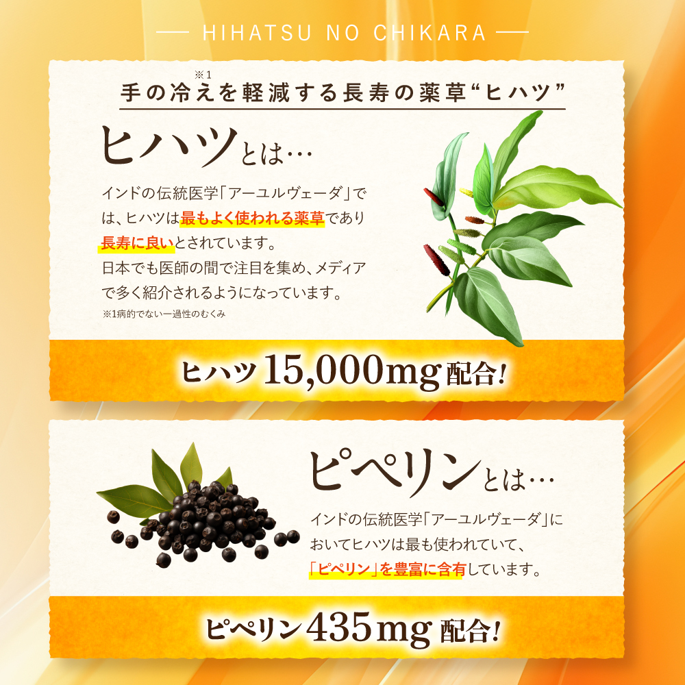 ヒハツのチカラ