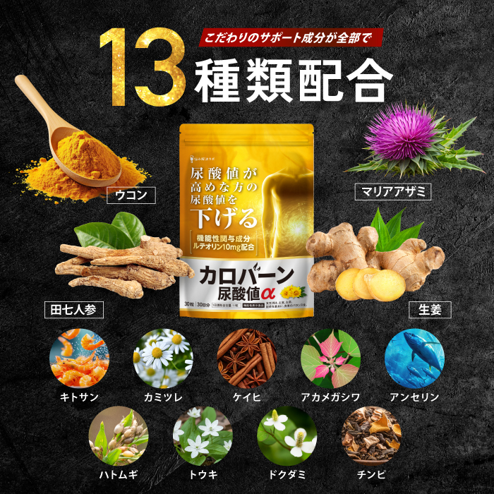 カロバーン尿酸値α