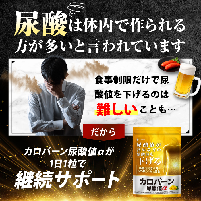 カロバーン尿酸値α