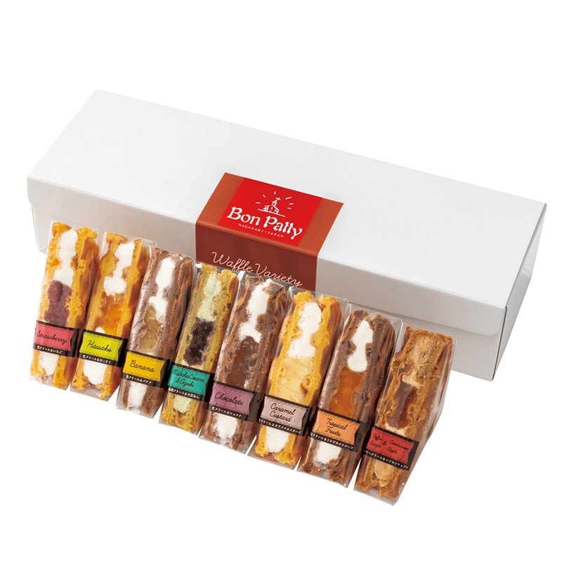 【母の日】ボンパティ ワッフルバラエティセット 8個入 母の日カード付【受注締切：4月29日(水)】