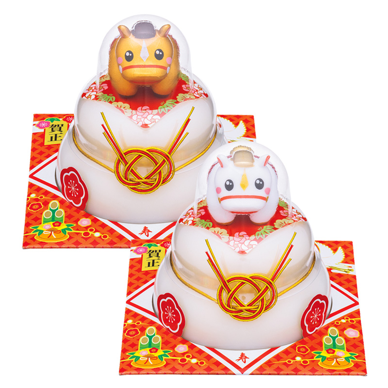 たいまつ食品 お鏡餅 福招き 干支 160g パッと鏡開き