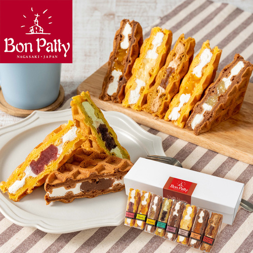 ボンパティのワッフルセット