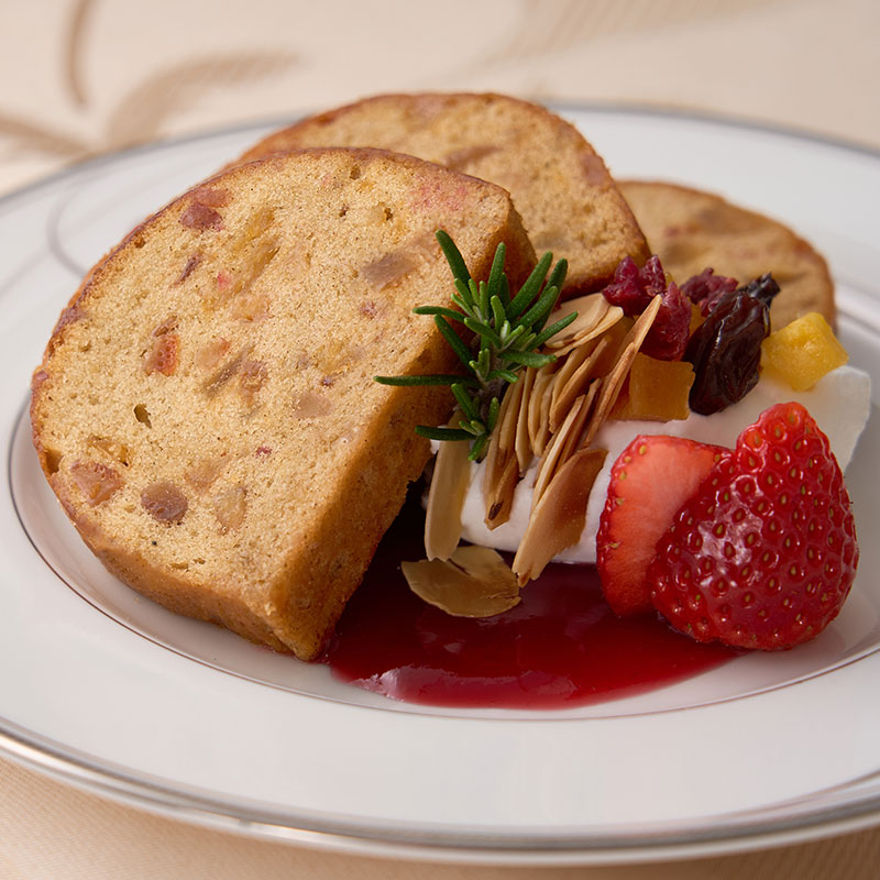 【母の日】望月シェフ×ホシフルーツ 7種のフルーツが詰まった「デザートパウンドケーキ」 6個入 母の日カード付【受注締切：4月29日(水)】