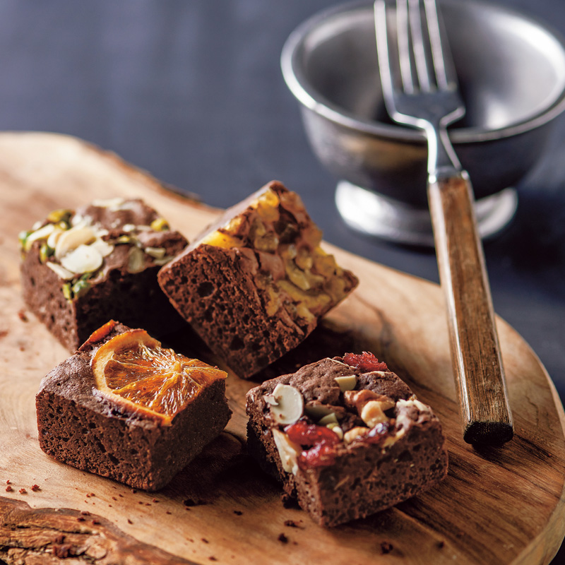 【母の日】ホシフルーツ ナッツとドライフルーツの贅沢ブラウニー 10個入 母の日カード付【受注締切：4月29日(水)】