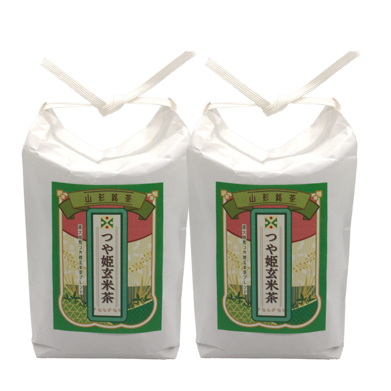 桑名園本店 つや姫玄米茶 2袋 産地直送