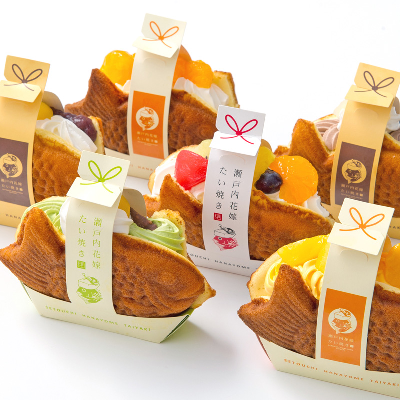 【母の日】瀬戸内花嫁スイーツ 瀬戸内花嫁たい焼き 6種 6個入 母の日カード付【受注締切：4月29日(水)】