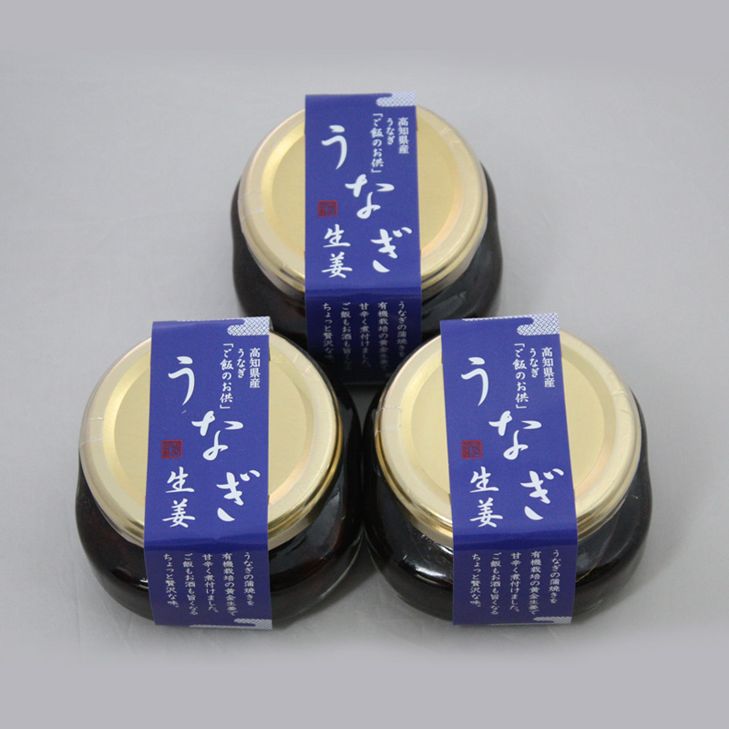 【高知】四万十味紀行 うなぎ生姜 3個 80g 熨斗対応可 産地直送 お取り寄せ