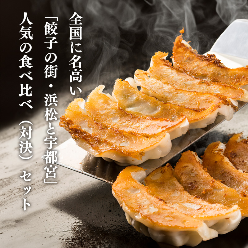 【静岡・栃木】特選浜松餃子VS宇都宮餃子（各30個計60個） 産地直送 お取り寄せ 熨斗対応可