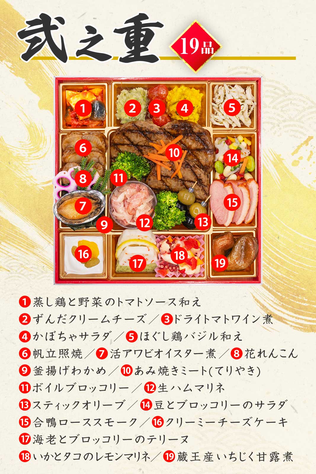 【祝彩】おせち料理 おせち2026 予約 全41品 2～3人前 蔵王福膳 お届け日: 2025年12月29日（月）