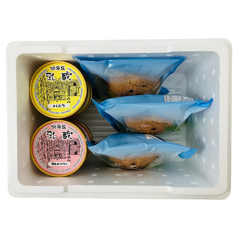 【北海道】乳蔵 北海道アイスとシュークリーム（江戸屋） 産地直送 お取り寄せ 熨斗対応可