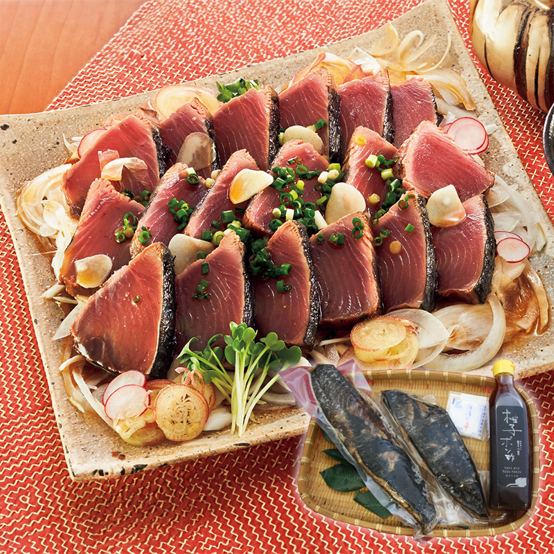 【高知】四万十生産 土佐流 藁（わら）焼き鰹のたたき 600g 5～6人前サイズ  熨斗対応可 産地直送 お取り寄せ