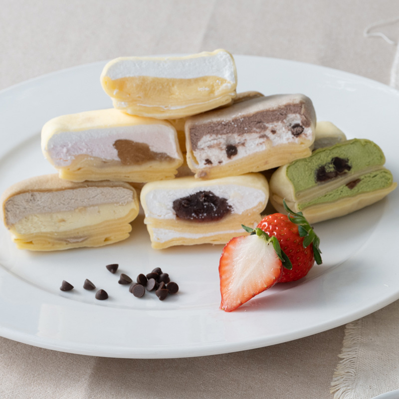 【母の日】和田又 7種の手包みもちっとクレープ 10個入 母の日カード付【受注締切：4月29日(水)】