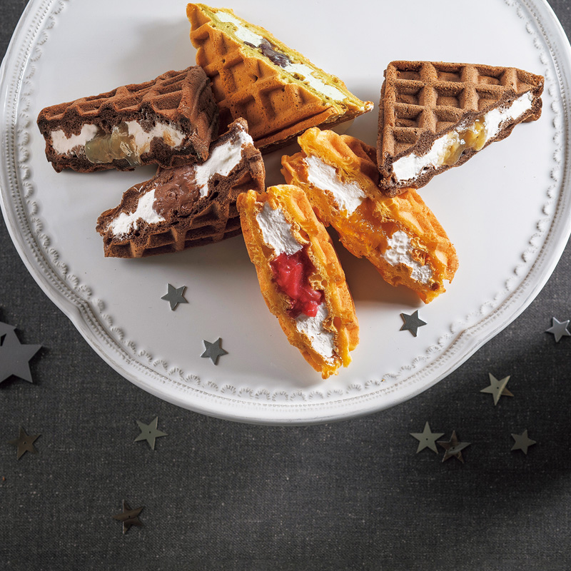 【母の日】ボンパティ ワッフルバラエティセット 8個入 母の日カード付【受注締切：4月29日(水)】