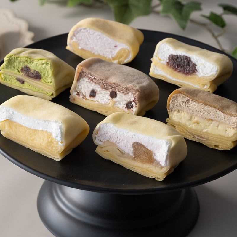 【母の日】和田又 7種の手包みもちっとクレープ 10個入 母の日カード付【受注締切：4月29日(水)】