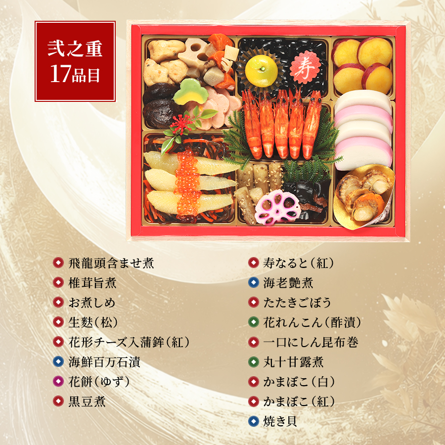【伊達百万石】 おせち料理 2027 全53品 4～5人前 お届け日: 2026年12月29日（火）