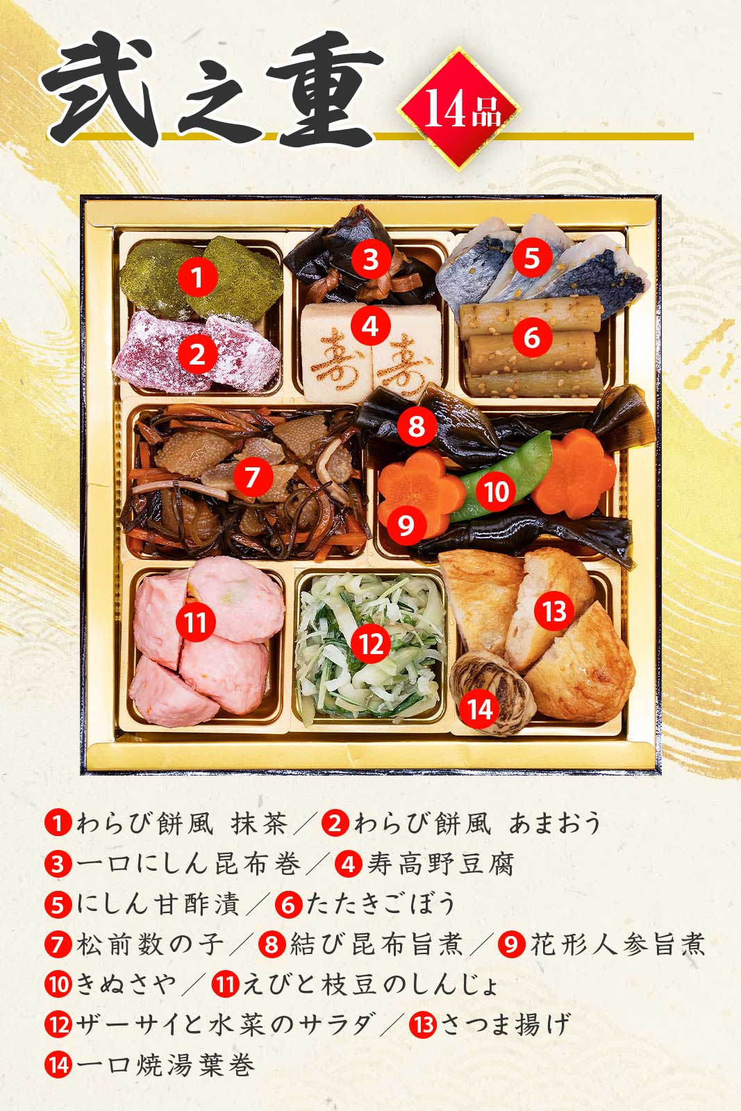 【大河】おせち料理 おせち2026 予約 全52品 4～5人前 蔵王福膳 お届け日: 2025年12月29日（月）