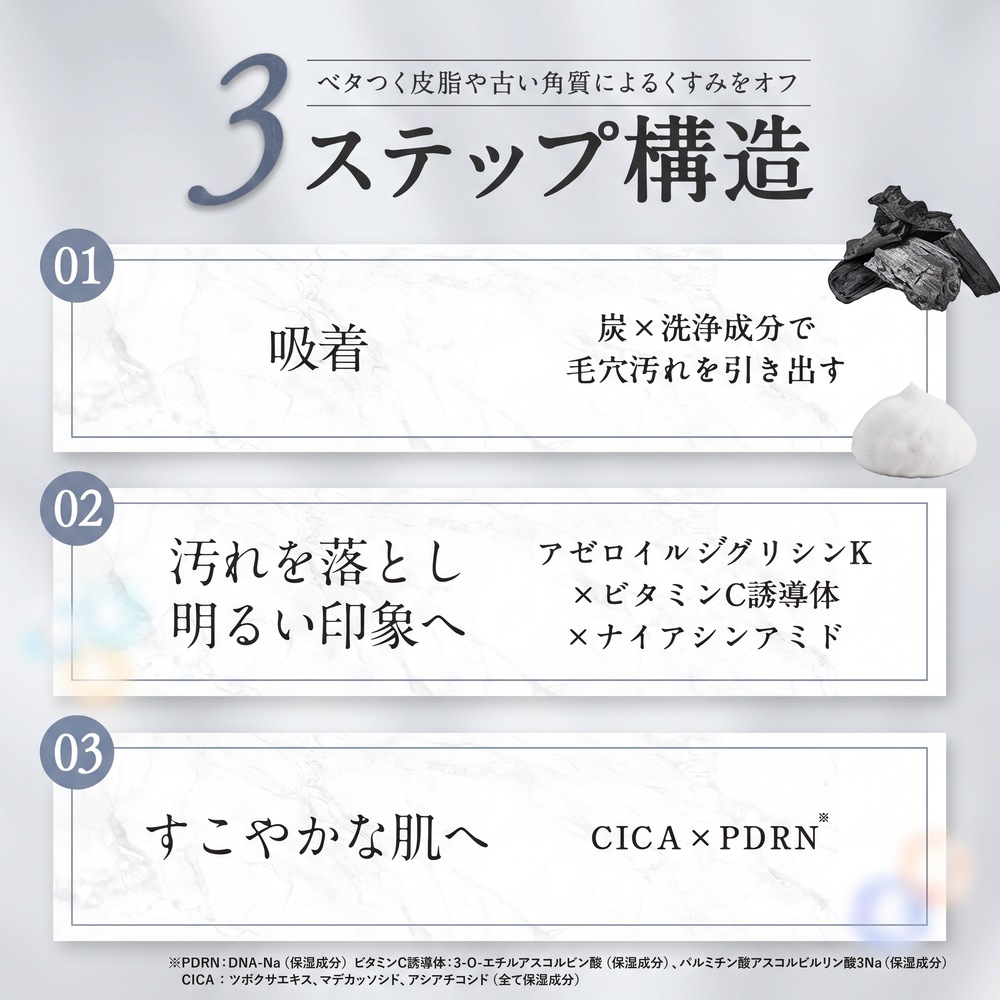 【定期】ekam（エカム） 洗顔フォーム＜洗顔＞
