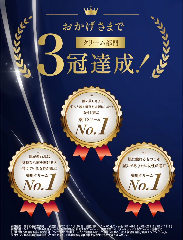 3冠達成