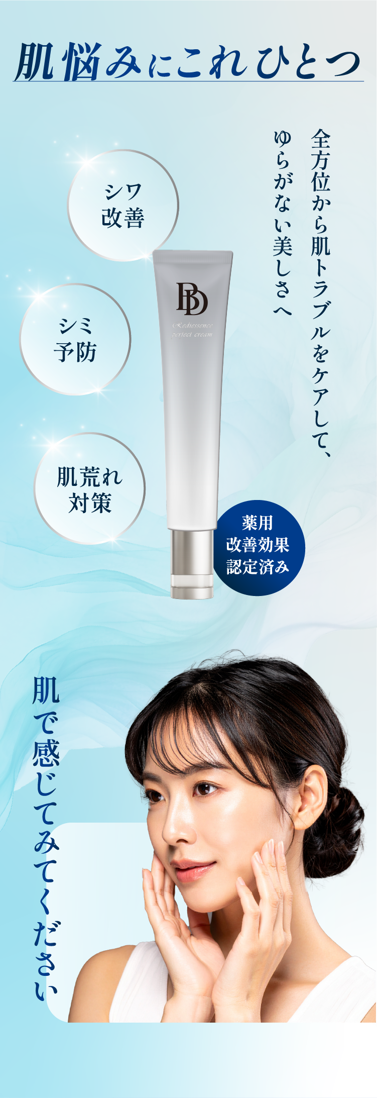 シワ改善・シミ予防・肌荒れ対策 肌悩みにこれひとつ