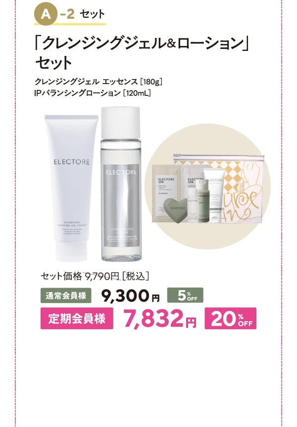 クレンジング＆ローション