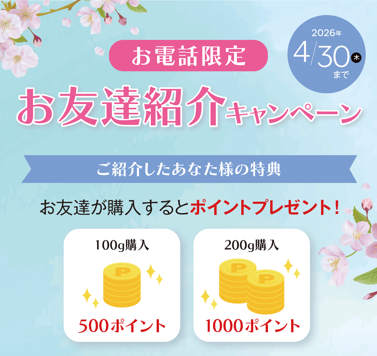 エレクトーレ お友達紹介キャンペーン