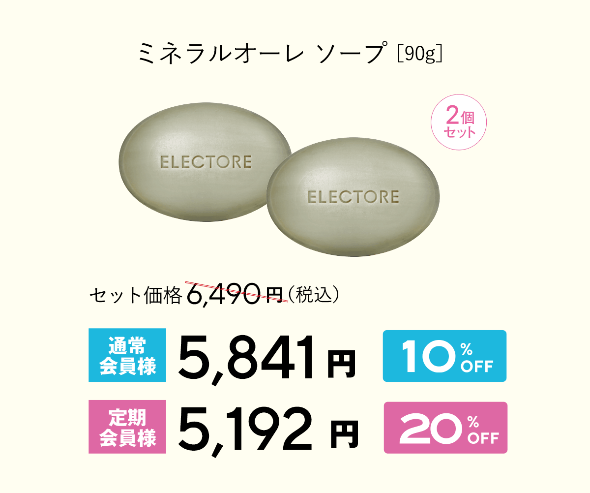 エレクトーレ 美肌力アップキャンペーン ソープ