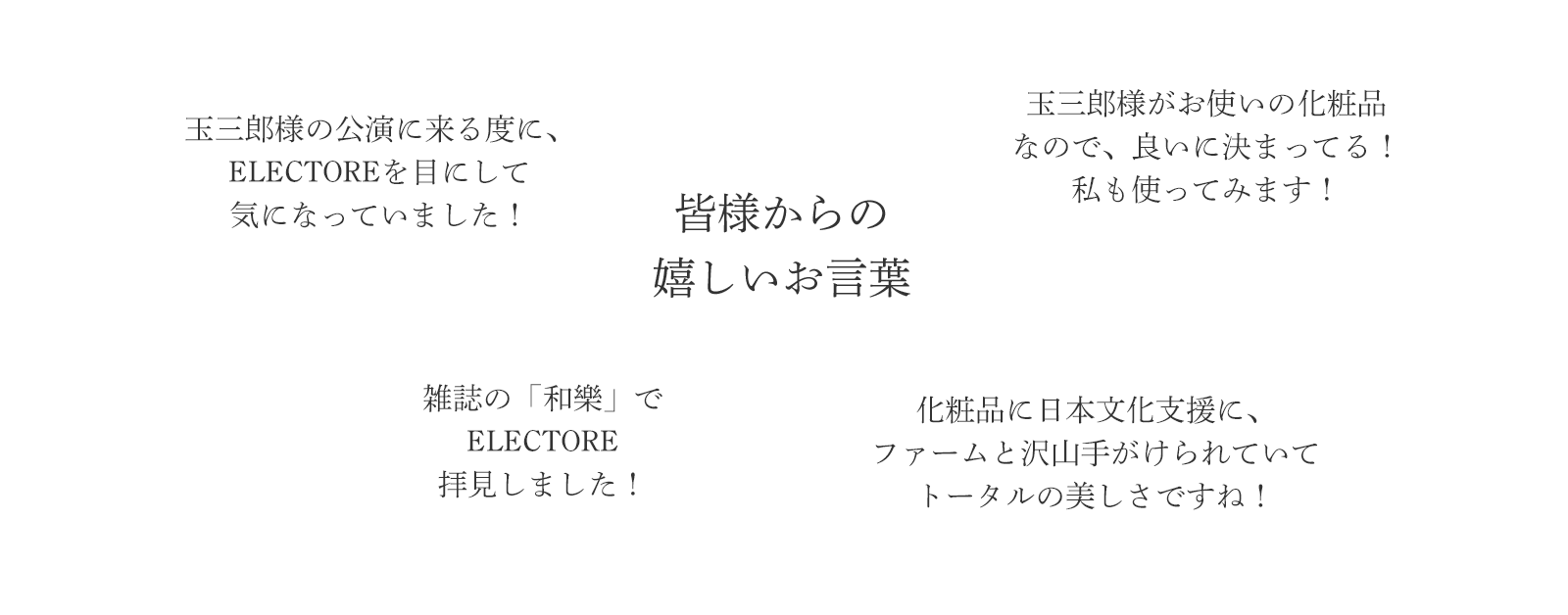 ELECTOREの特別協賛、劇場内販売