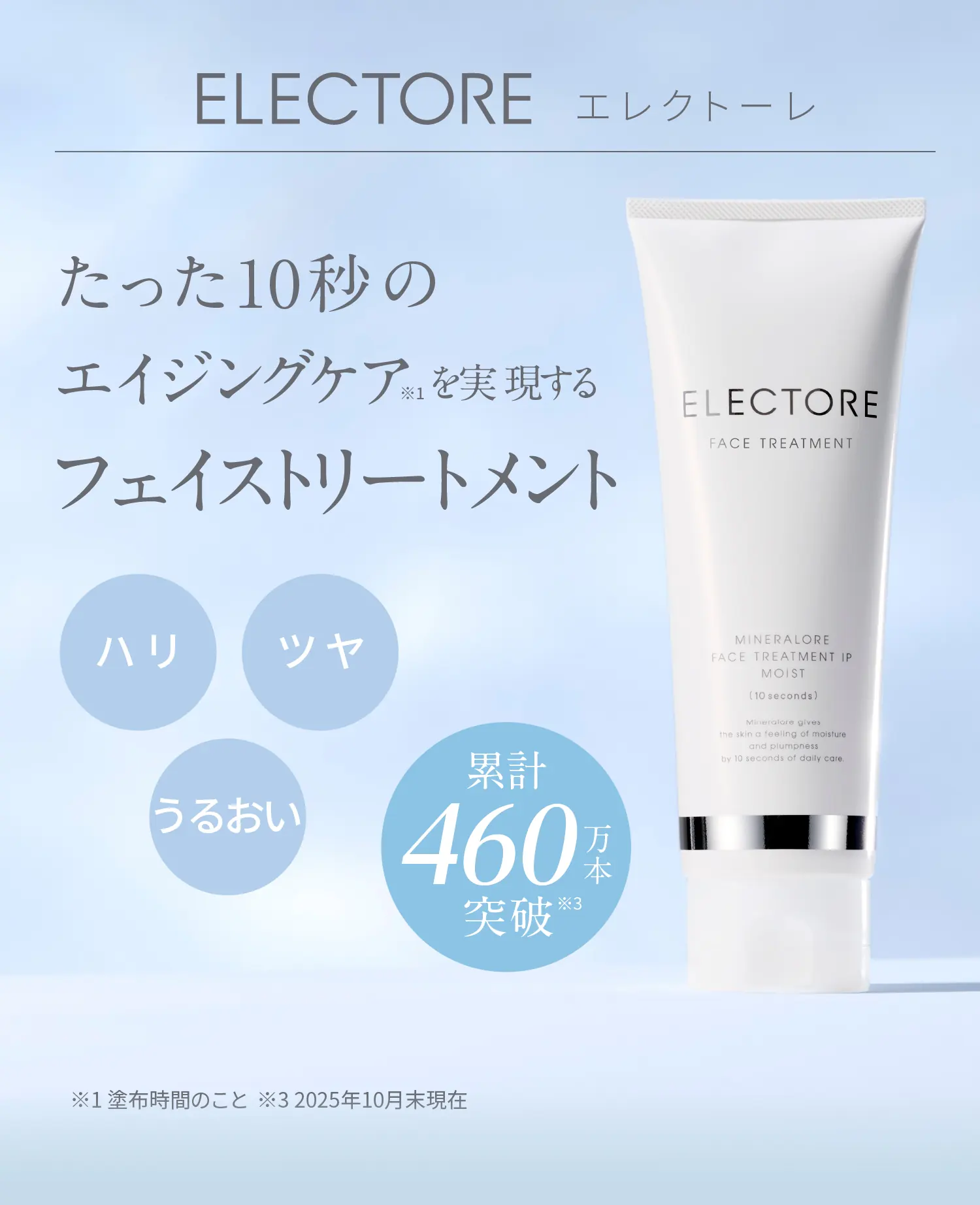 エレクトーレ公式】毎日10秒で叶うエイジングケア│トライアルセットの