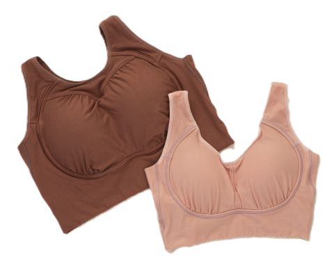 【2枚セット】emmerday!シルエットノンワイヤーブラ